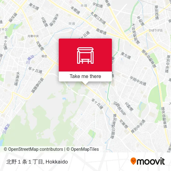 北野１条１丁目 map