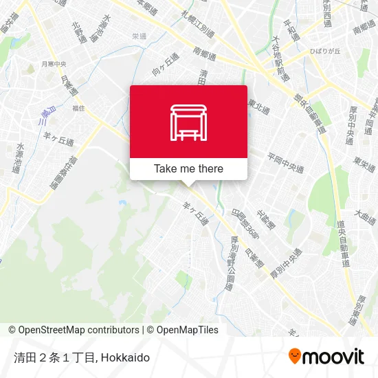 清田２条１丁目 map