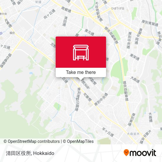 清田区役所 map