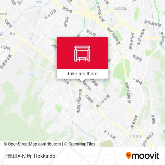清田区役所 map
