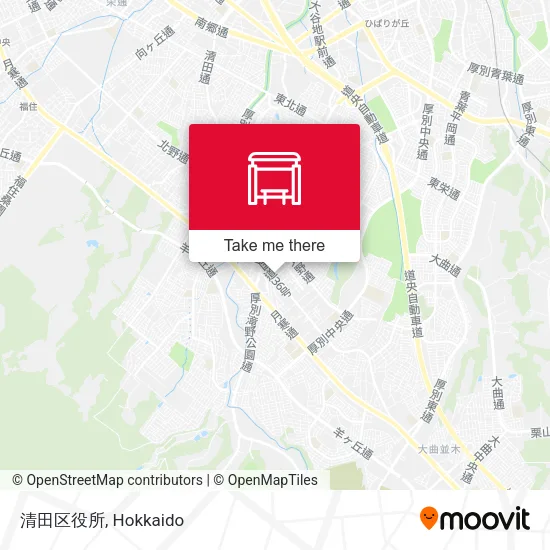 清田区役所 map