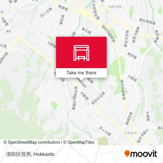 清田区役所 map