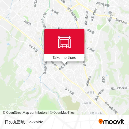 日の丸団地 map