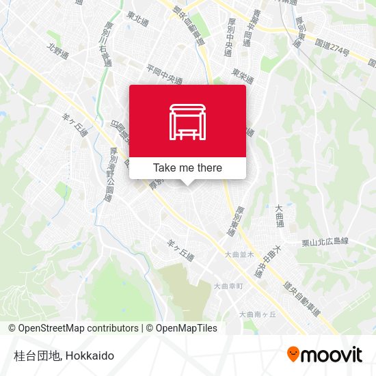 桂台団地 map