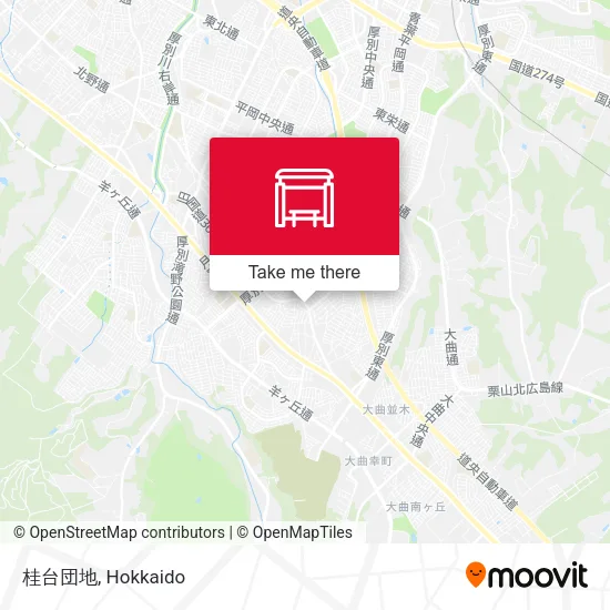 桂台団地 map
