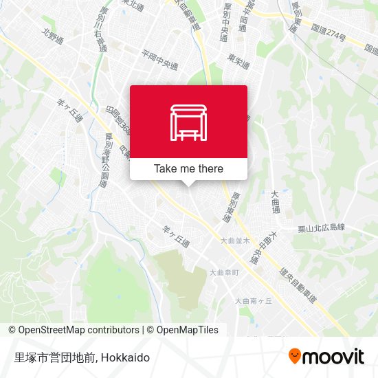 里塚市営団地前 map