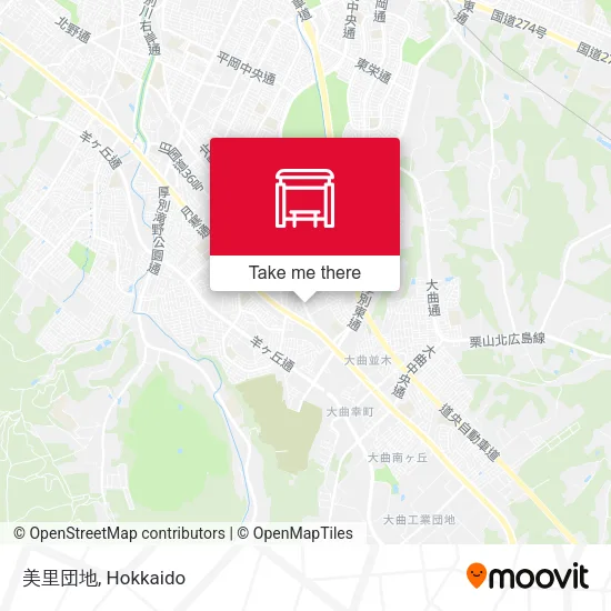 美里団地 map
