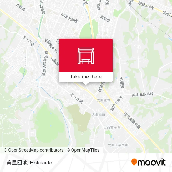 美里団地 map