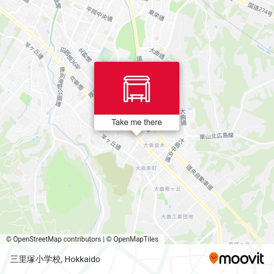 三里塚小学校 map