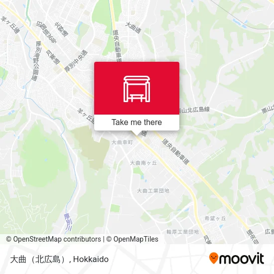 大曲（北広島） map