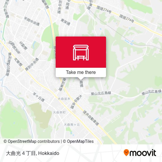 大曲光４丁目 map