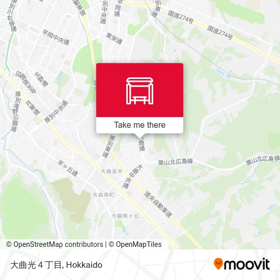 Omagari Hikari 4-chome map