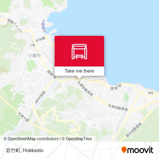 若竹町 map