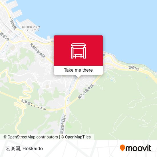 宏楽園 map