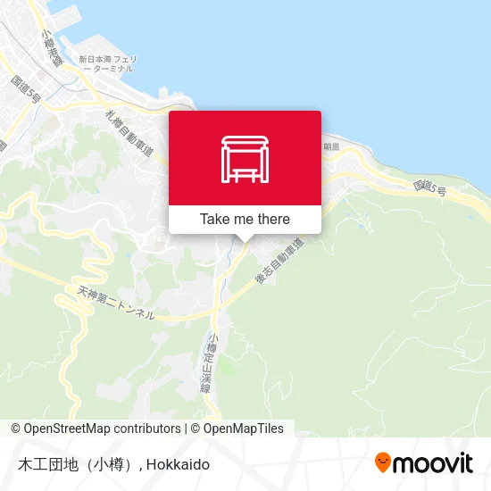 木工団地（小樽） map