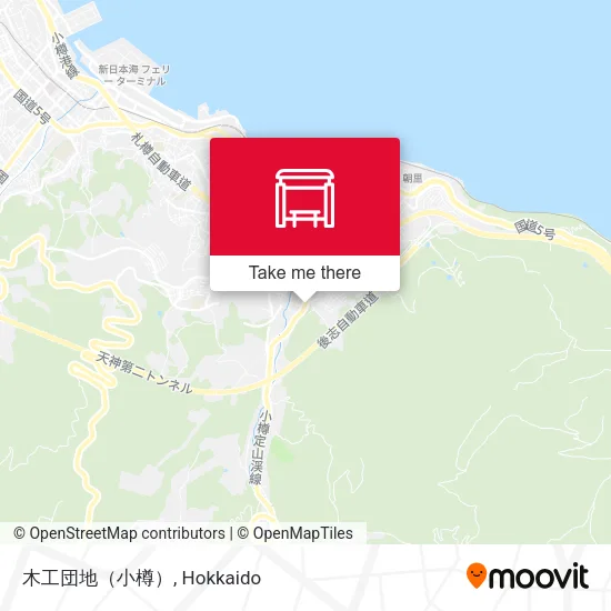 木工団地（小樽） map