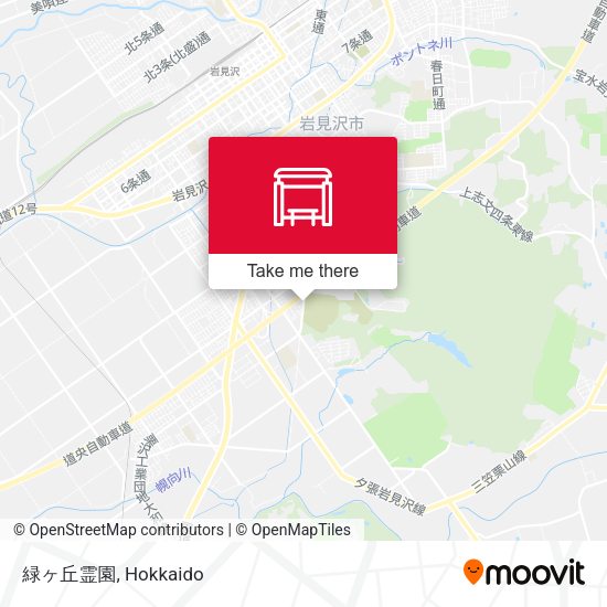 緑ヶ丘霊園 map