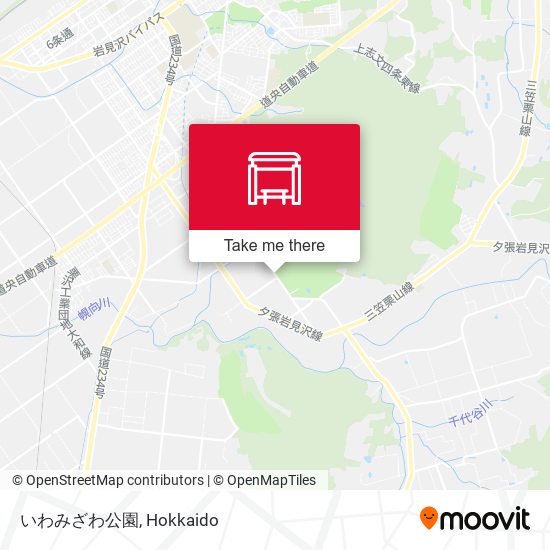 いわみざわ公園 map