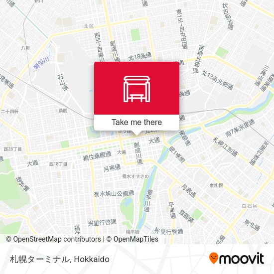 札幌ターミナル map