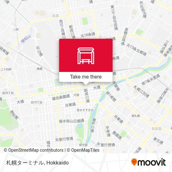 札幌ターミナル map