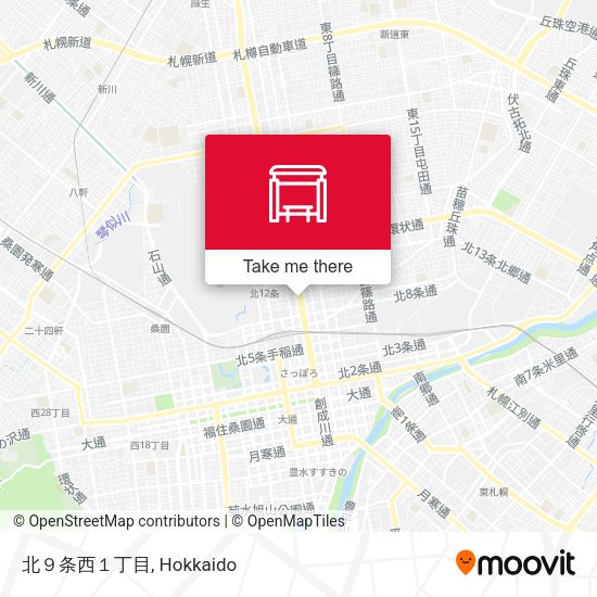 北９条西１丁目 map