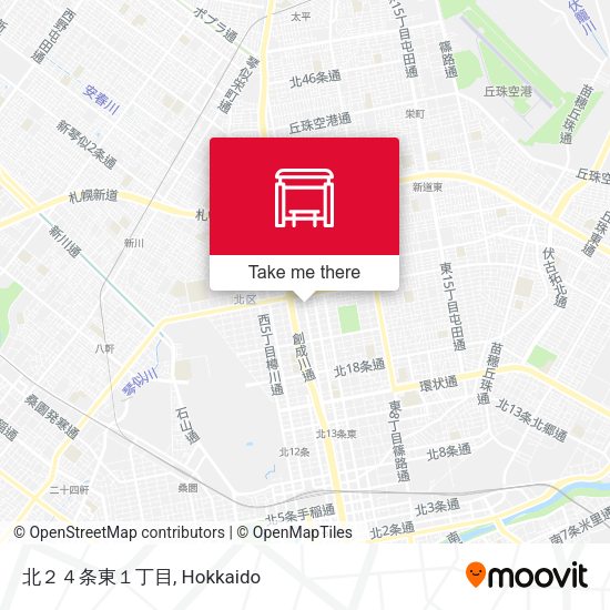 北２４条東１丁目 map