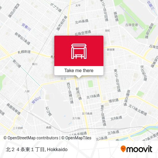 北２４条東１丁目 map