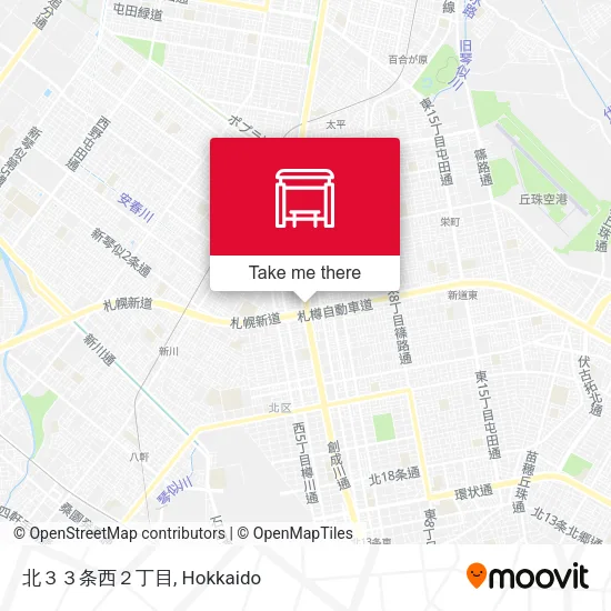 北３３条西２丁目 map