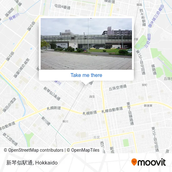 新琴似駅通 map