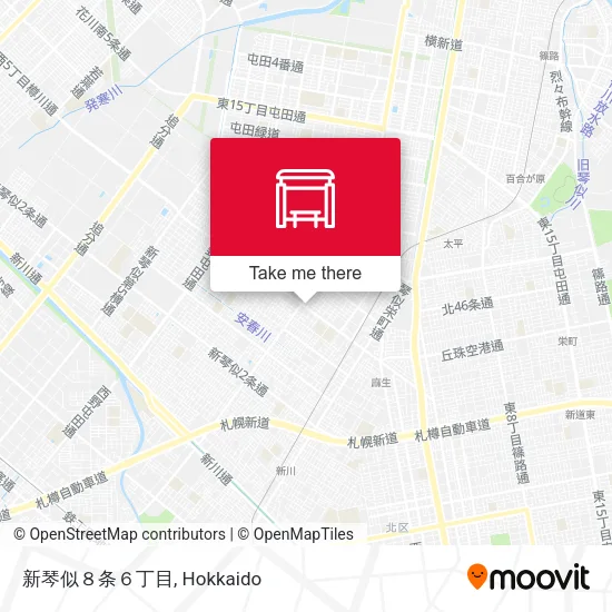 新琴似８条６丁目 map