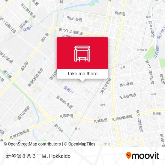 新琴似８条６丁目 map