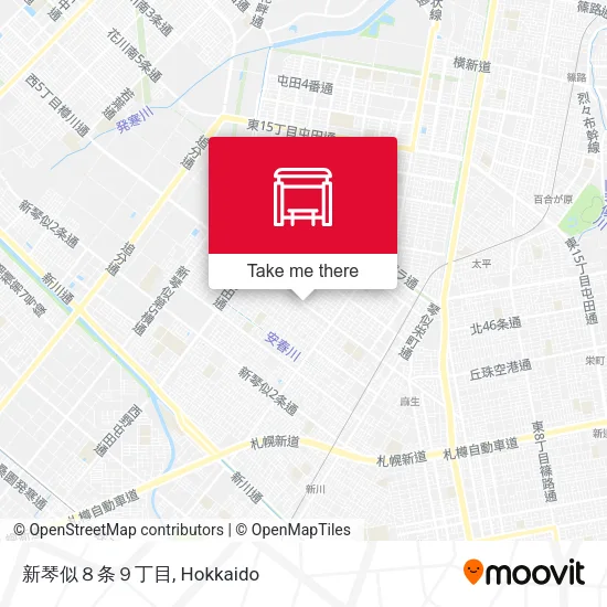 新琴似８条９丁目 map