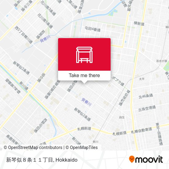 新琴似８条１１丁目 map