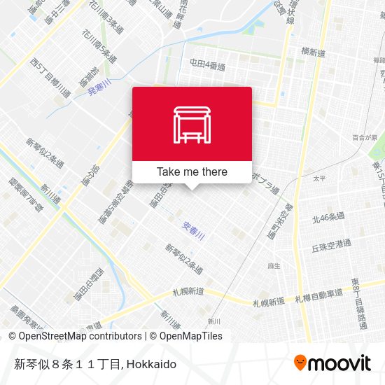 新琴似８条１１丁目 map