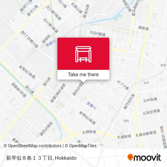 新琴似８条１３丁目 map