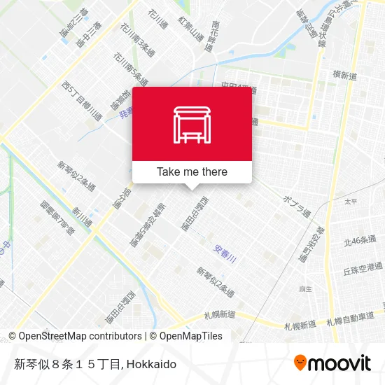 新琴似８条１５丁目 map