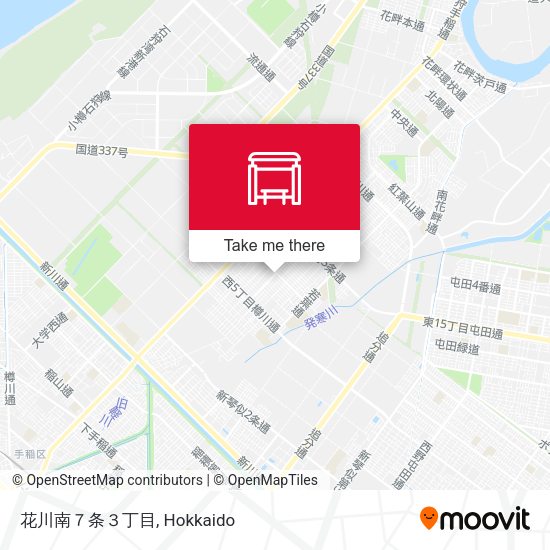 花川南７条３丁目 map