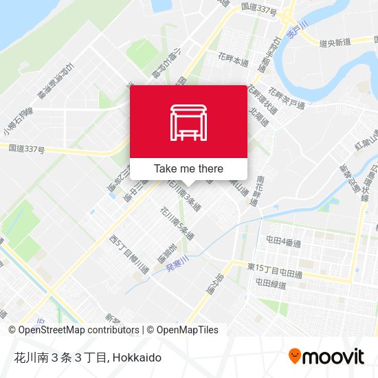 花川南３条３丁目 map