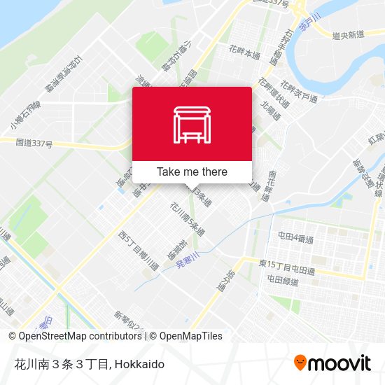花川南３条３丁目 map