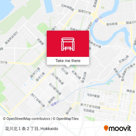 花川北１条２丁目 map
