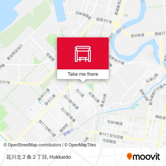 花川北２条２丁目 map