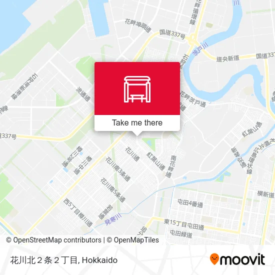 花川北２条２丁目 map