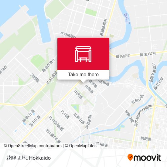 花畔団地 map
