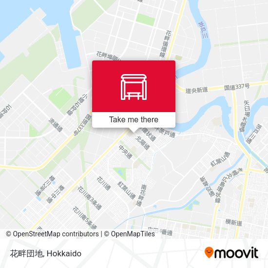 花畔団地 map