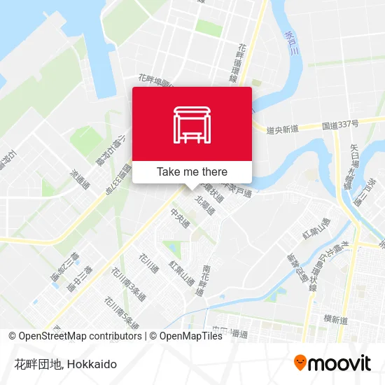 花畔団地 map