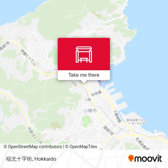 稲北十字街 map