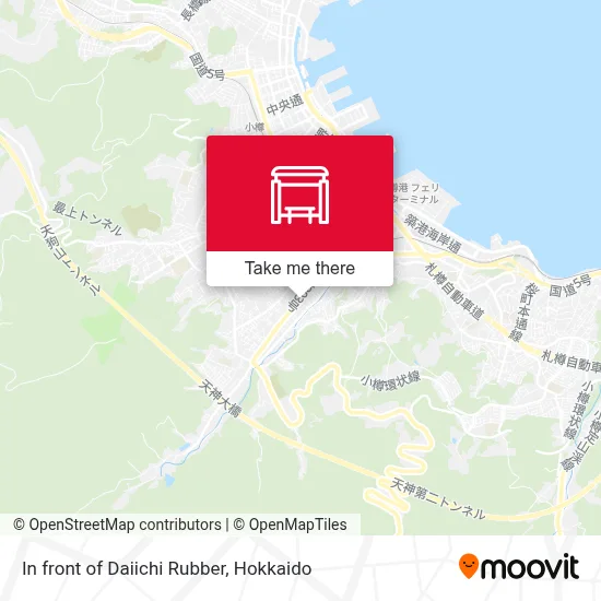 In front of Daiichi Rubber map