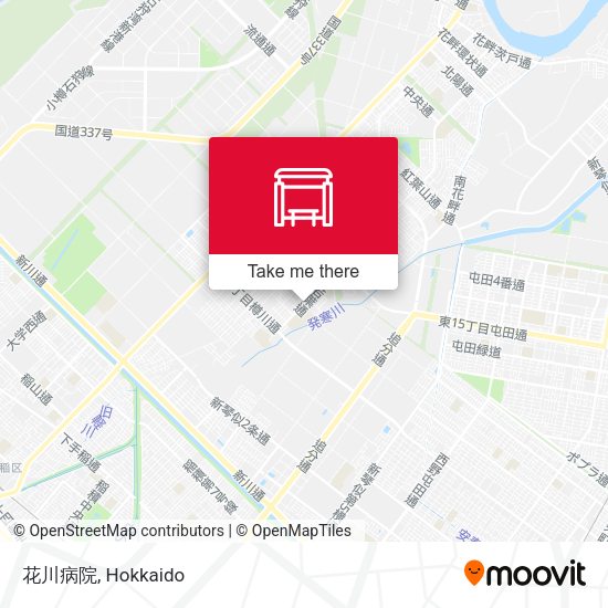 花川病院 map