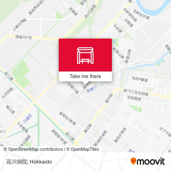 花川病院 map