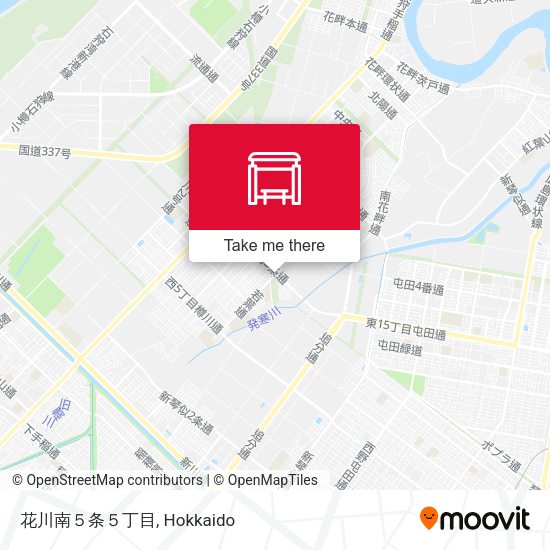 花川南５条５丁目 map